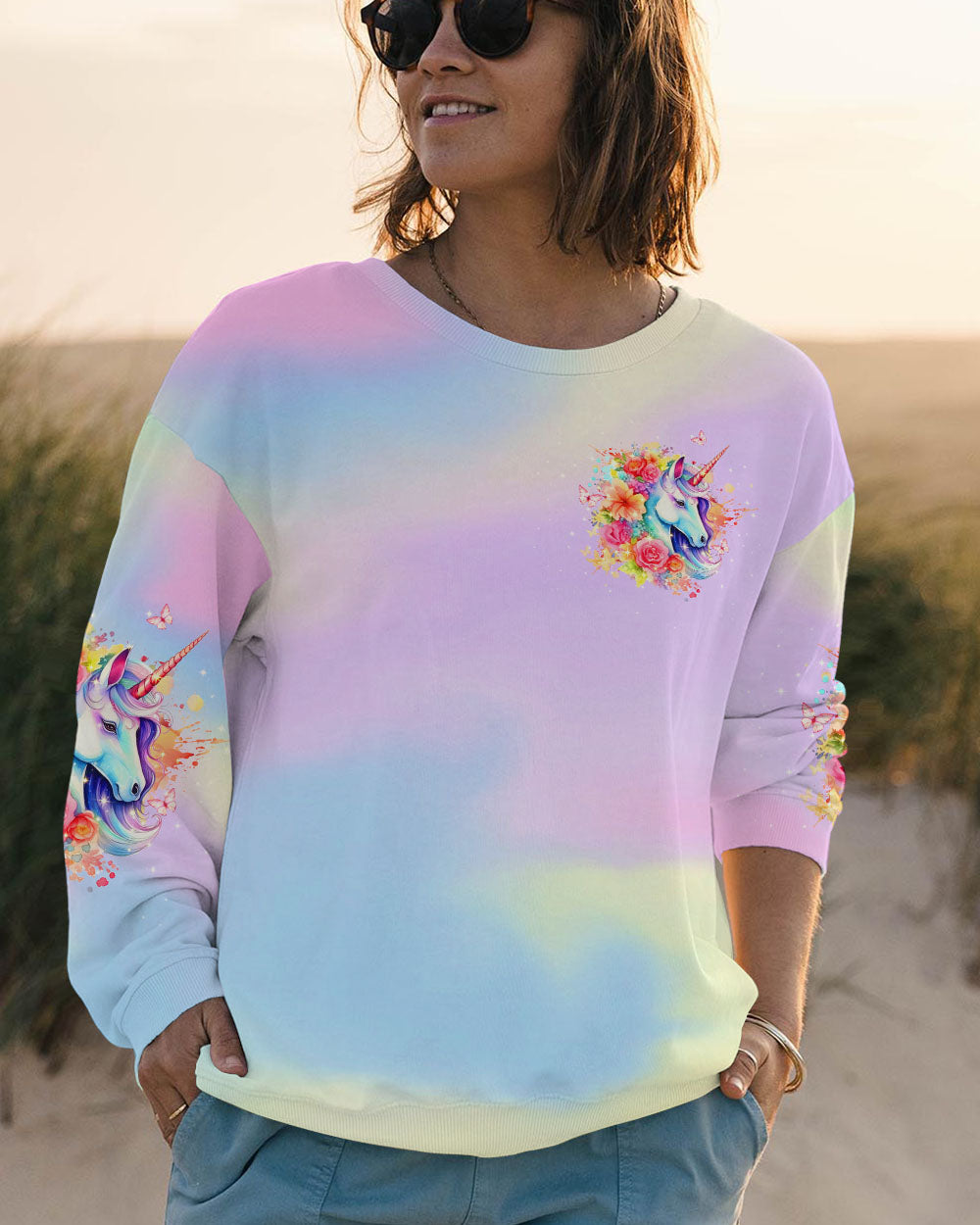 BE A UNICORN ALL OVER PRINT - TLTW2501242