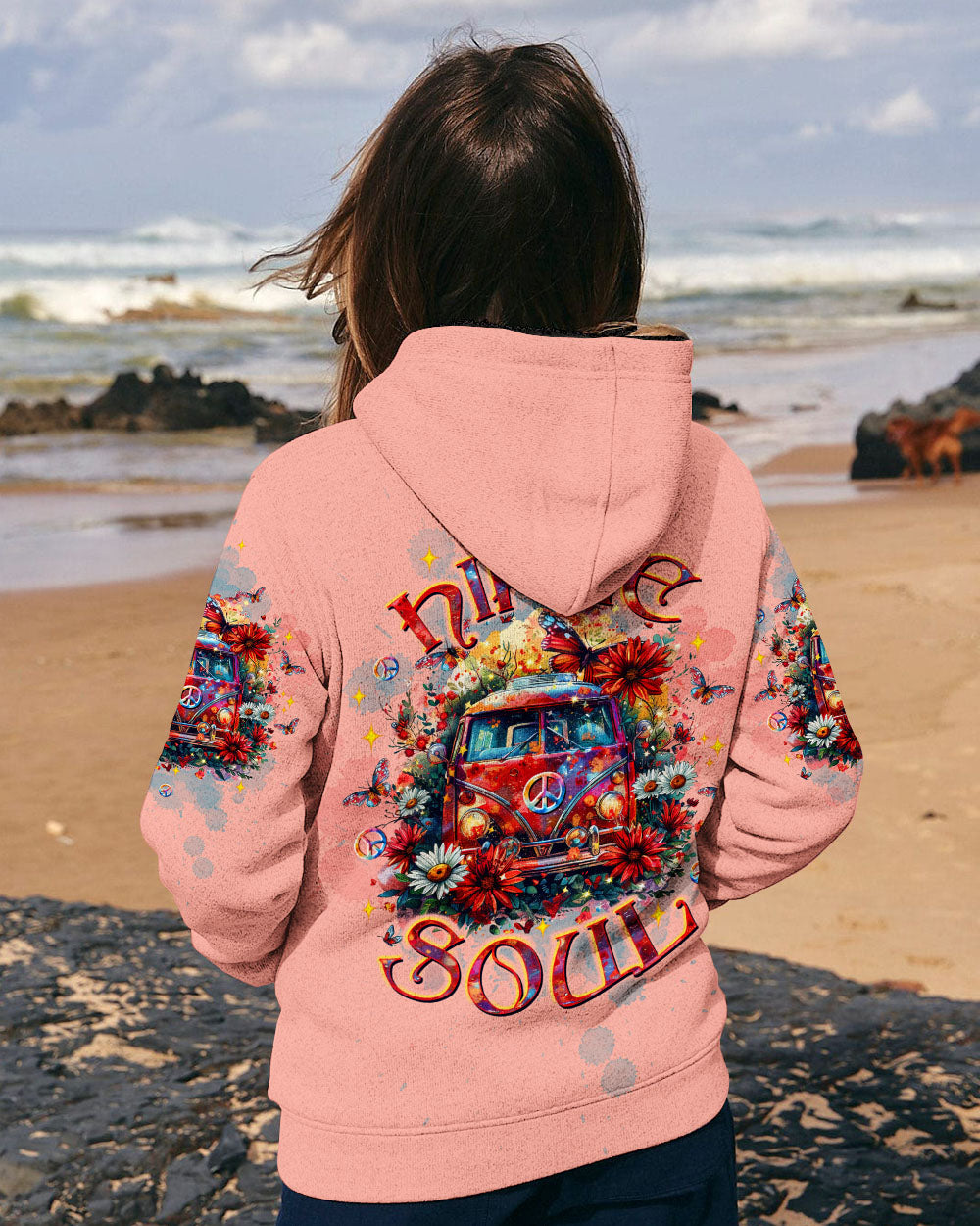 HIPPIE SOUL BUS FLOWER ALL OVER PRINT  - TLTW2503253