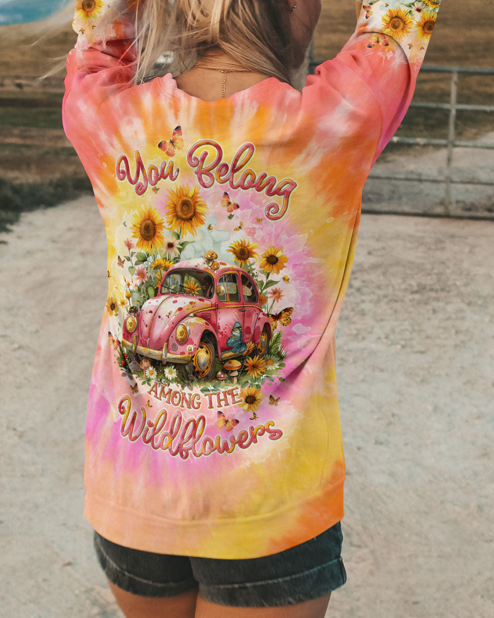 YOU BELONG AMONG THE WILDFLOWERS CAR ALL OVER PRINT - TLTW2504245