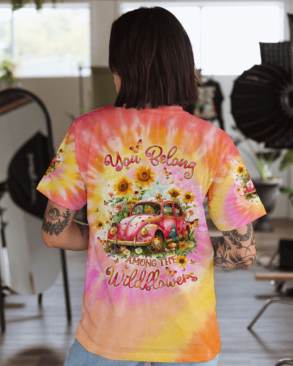 YOU BELONG AMONG THE WILDFLOWERS CAR ALL OVER PRINT - TLTW2504245