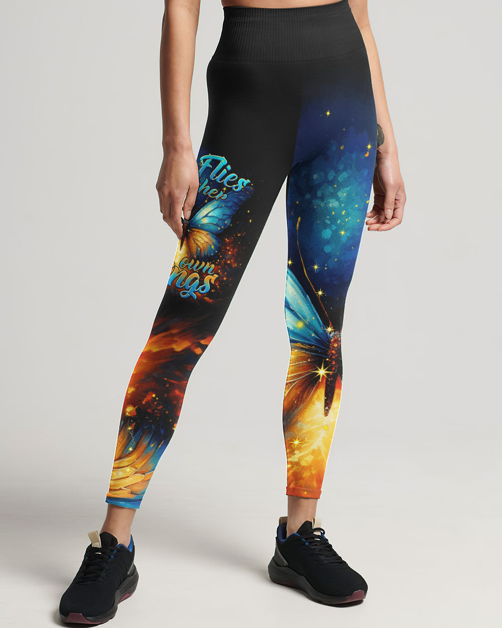 SHE FLIES WITH HER OWN WINGS BUTTERFLY ALL OVER PRINT - TYTM2507233