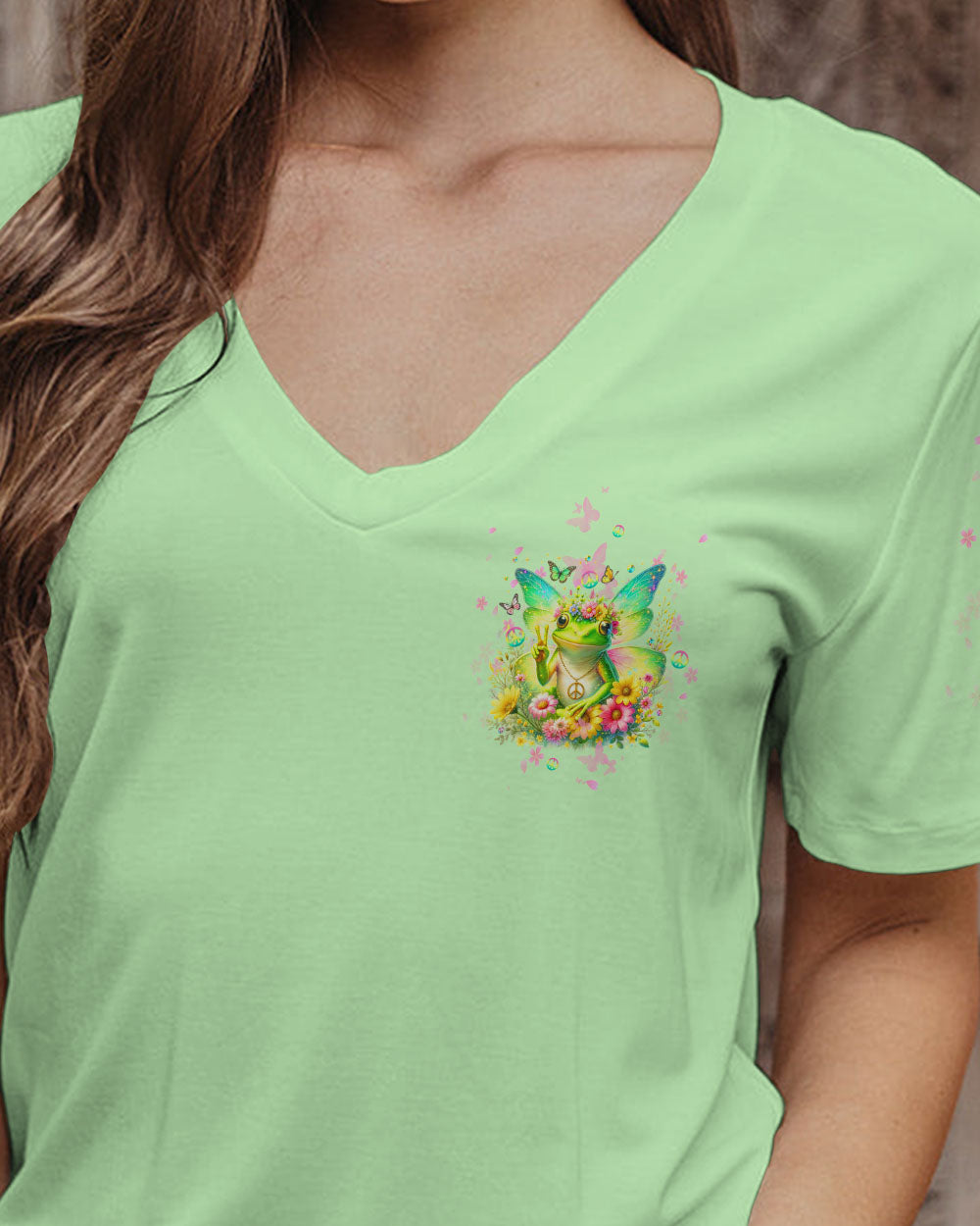 BE YOU THE WORLD WILL ADJUST FROG WINGS ALL OVER PRINT - TLTW2511232