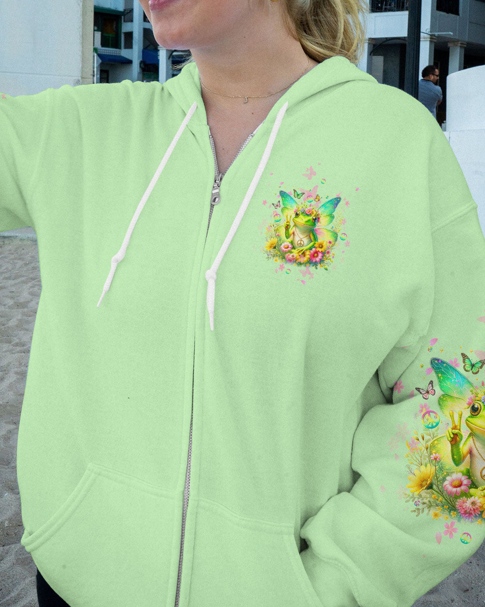 BE YOU THE WORLD WILL ADJUST FROG WINGS ALL OVER PRINT - TLTW2511232