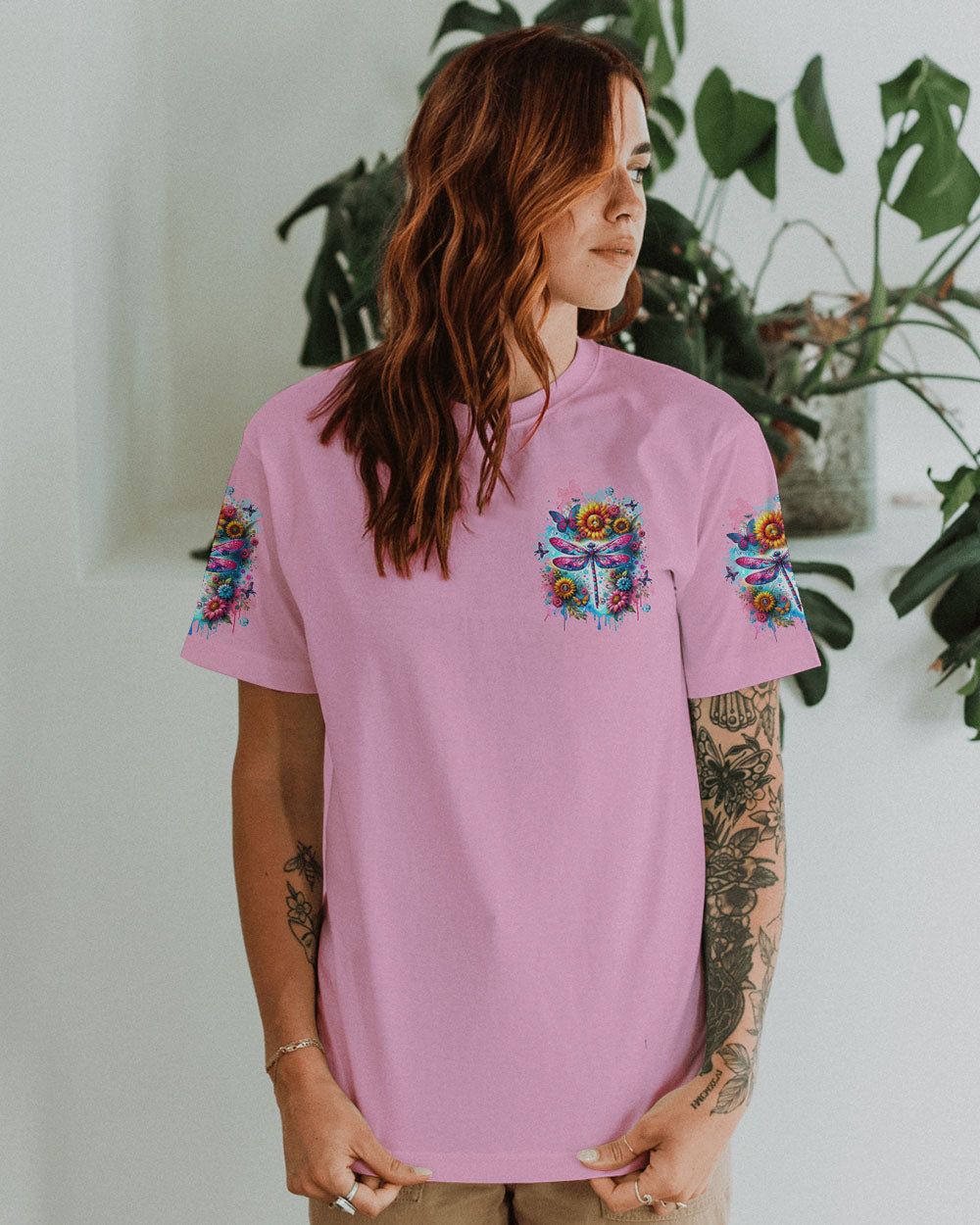 SHE NEEDED A HERO DRAGONFLY ALL OVER PRINT - TLTW2603244