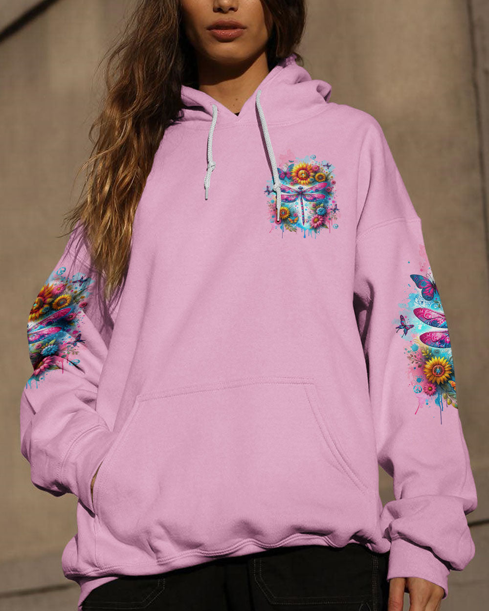 SHE NEEDED A HERO DRAGONFLY ALL OVER PRINT - TLTW2603244