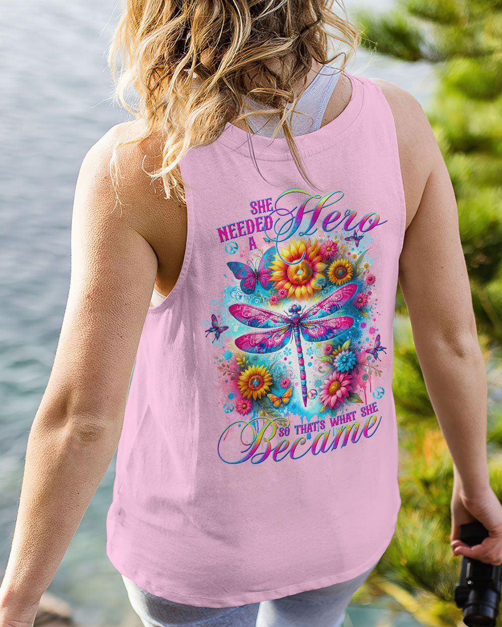 SHE NEEDED A HERO DRAGONFLY ALL OVER PRINT - TLTW2603244