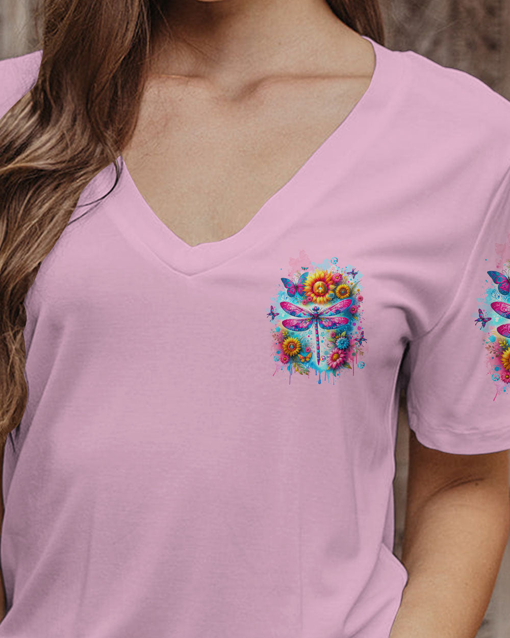 SHE NEEDED A HERO DRAGONFLY ALL OVER PRINT - TLTW2603244