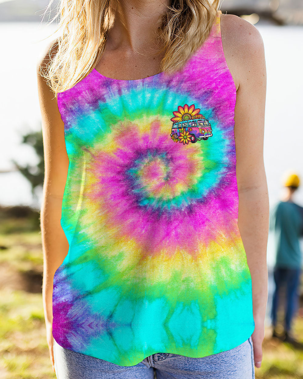 I'M BLUNT BECAUSE GOD ROLLED ME TIE DYE ALL OVER PRINT - TLTW2606233