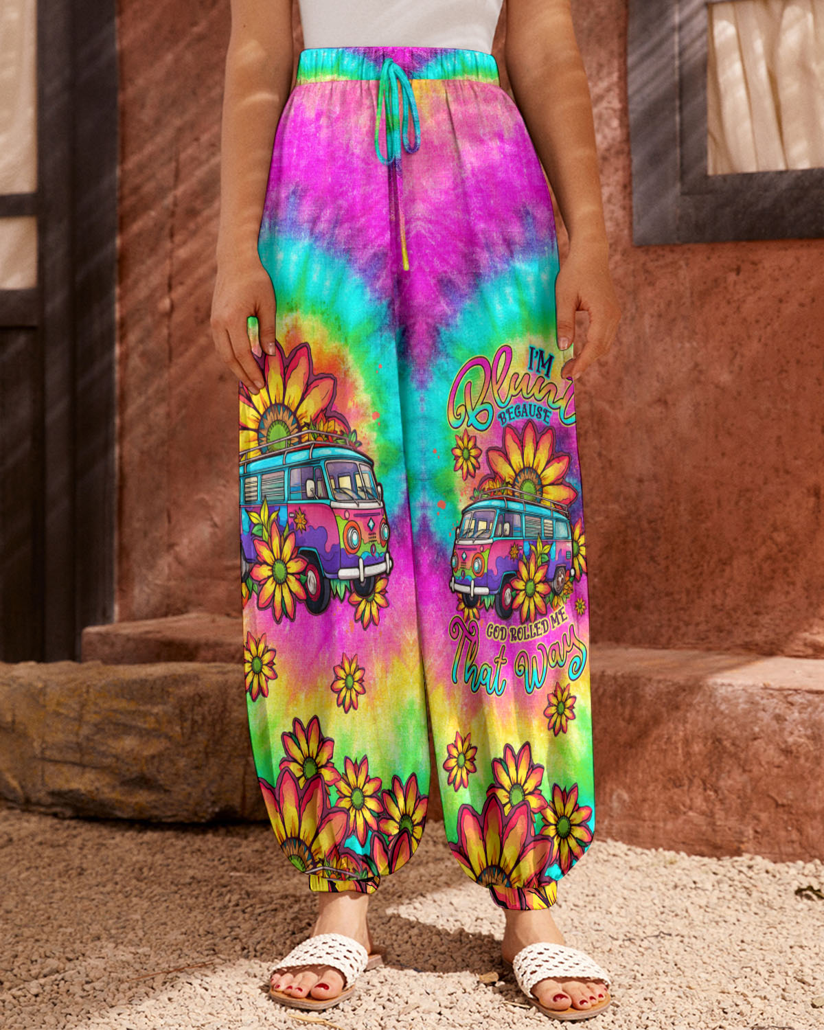 I'M BLUNT BECAUSE GOD ROLLED ME TIE DYE ALL OVER PRINT - TLTW2606233