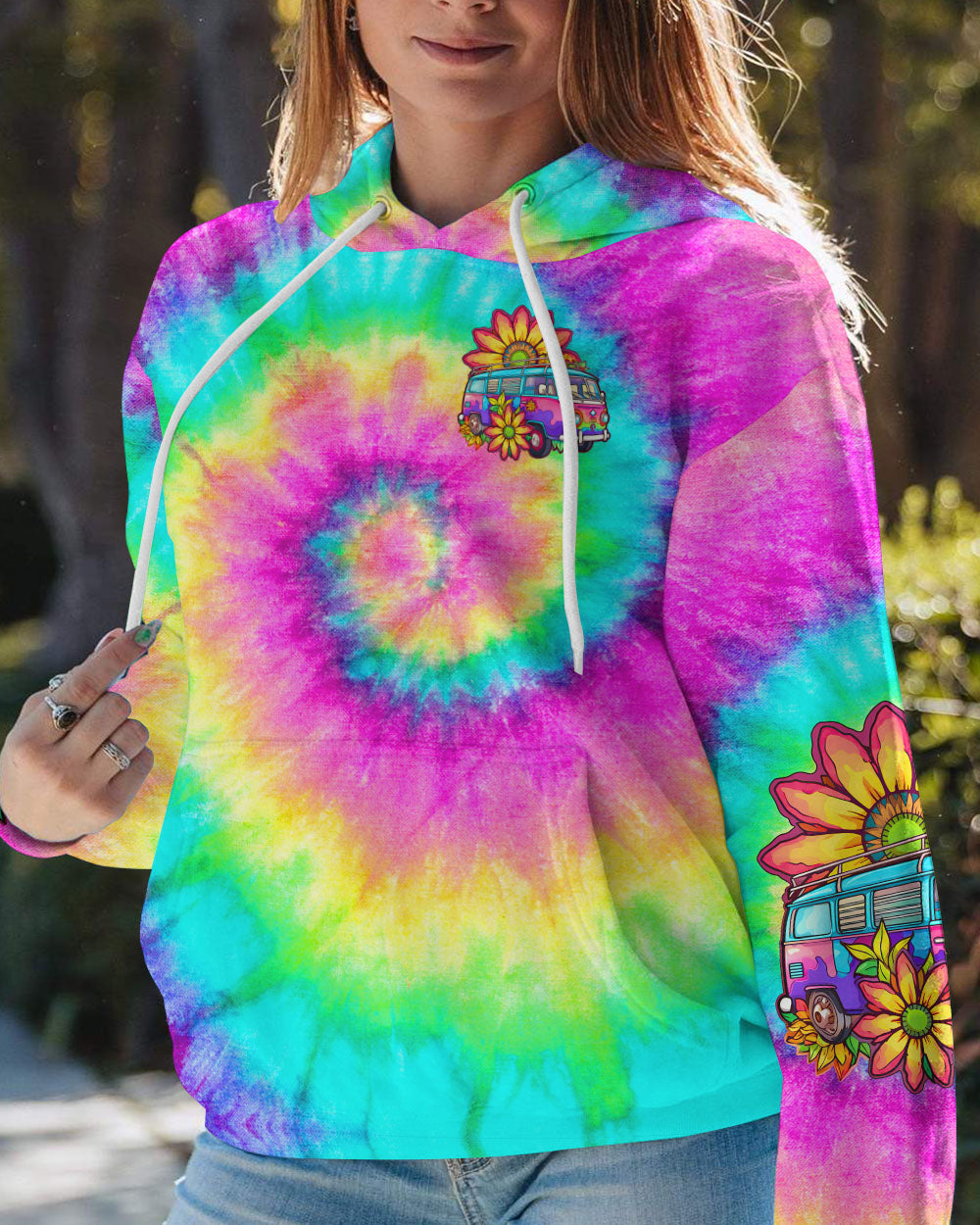 I'M BLUNT BECAUSE GOD ROLLED ME TIE DYE ALL OVER PRINT - TLTW2606233