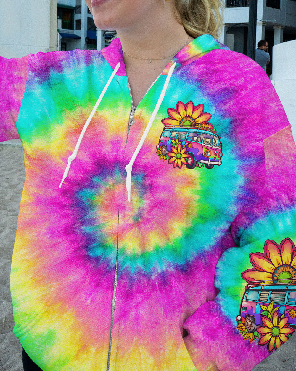 I'M BLUNT BECAUSE GOD ROLLED ME TIE DYE ALL OVER PRINT - TLTW2606233