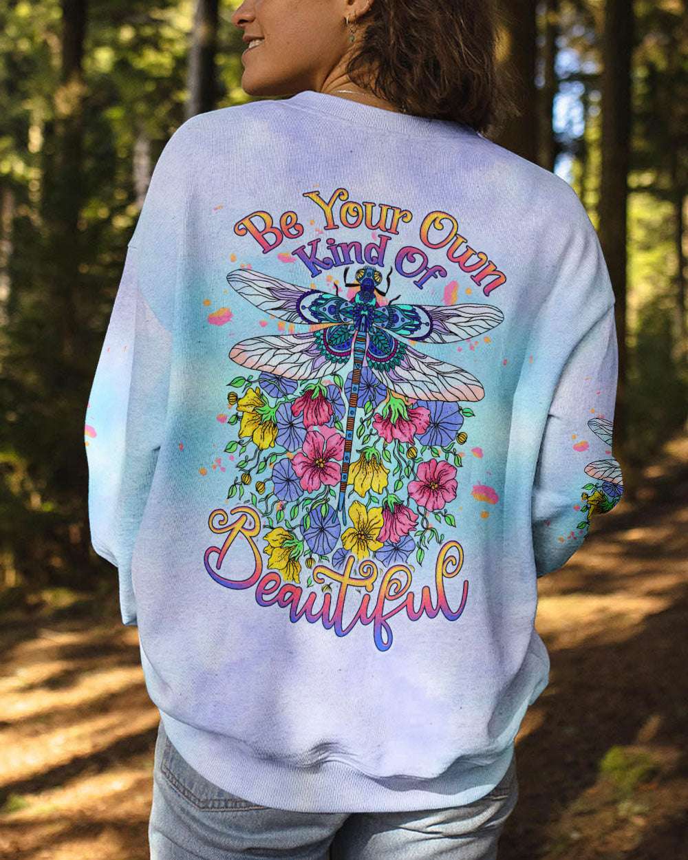 BE YOUR OWN KIND OF BEAUTIFUL DRAGONFLY ALL OVER PRINT - TLTW2607233