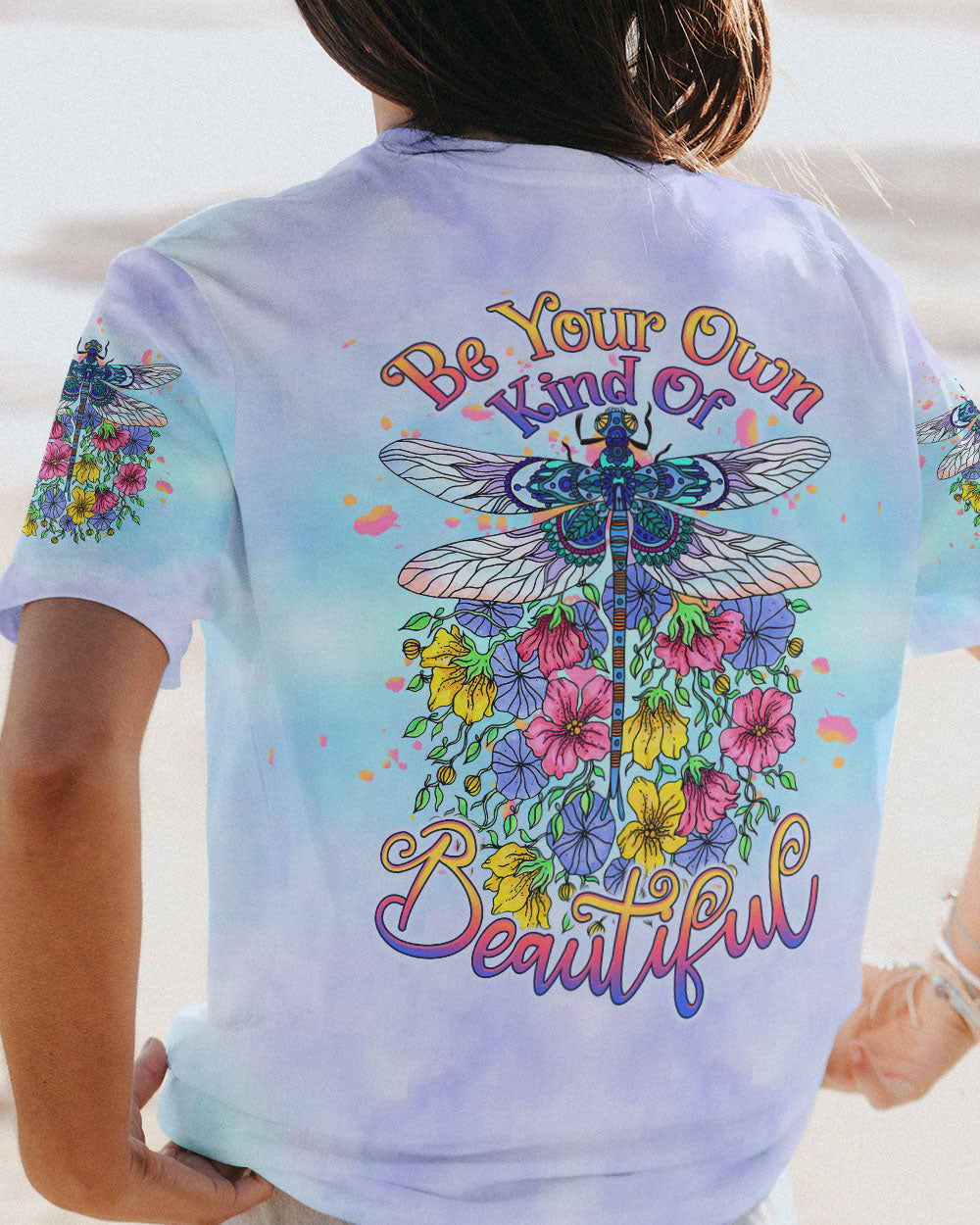 BE YOUR OWN KIND OF BEAUTIFUL DRAGONFLY ALL OVER PRINT - TLTW2607233
