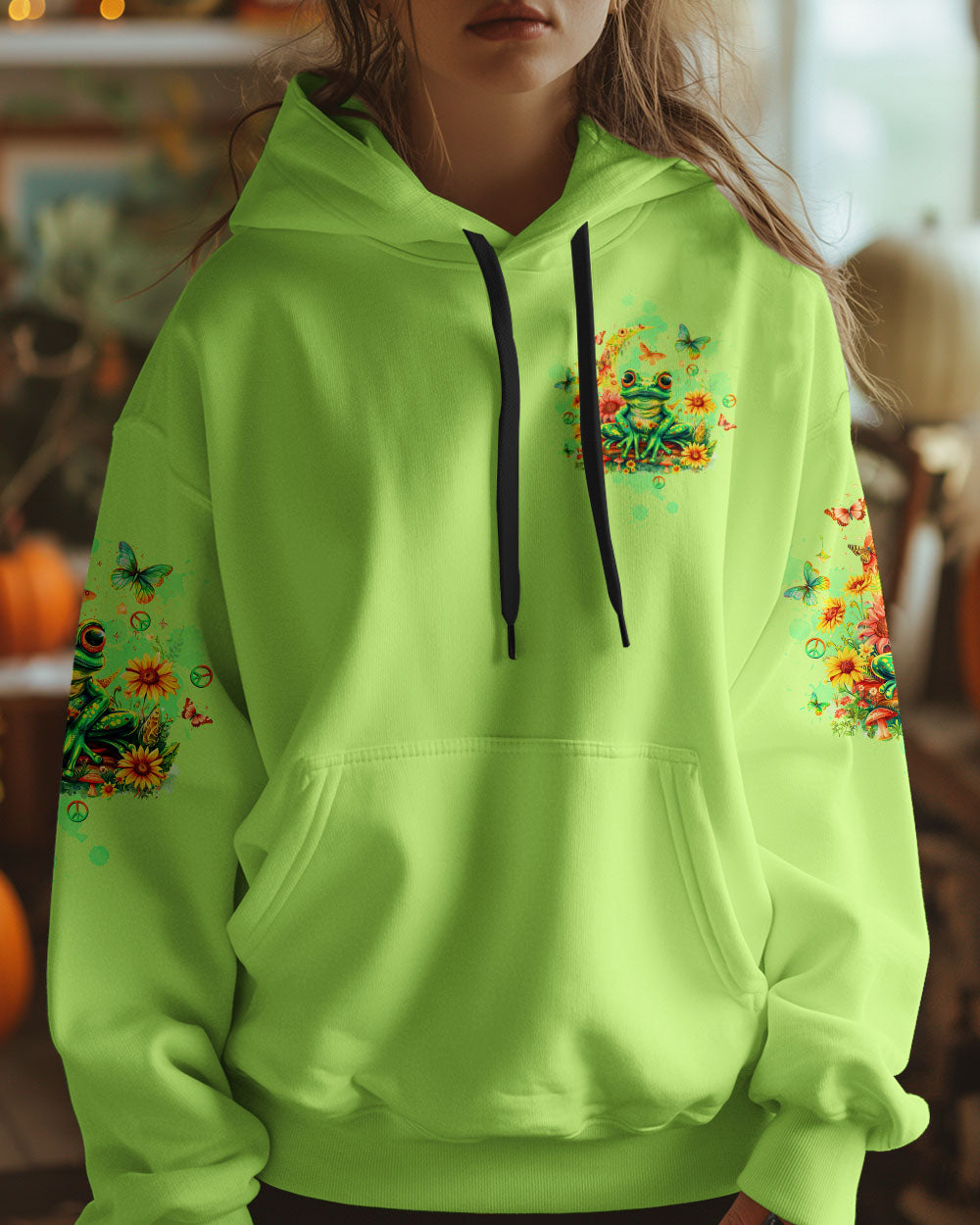 BE YOU THE WORLD WILL ADJUST FROG ALL OVER PRINT  - TLTW2611244