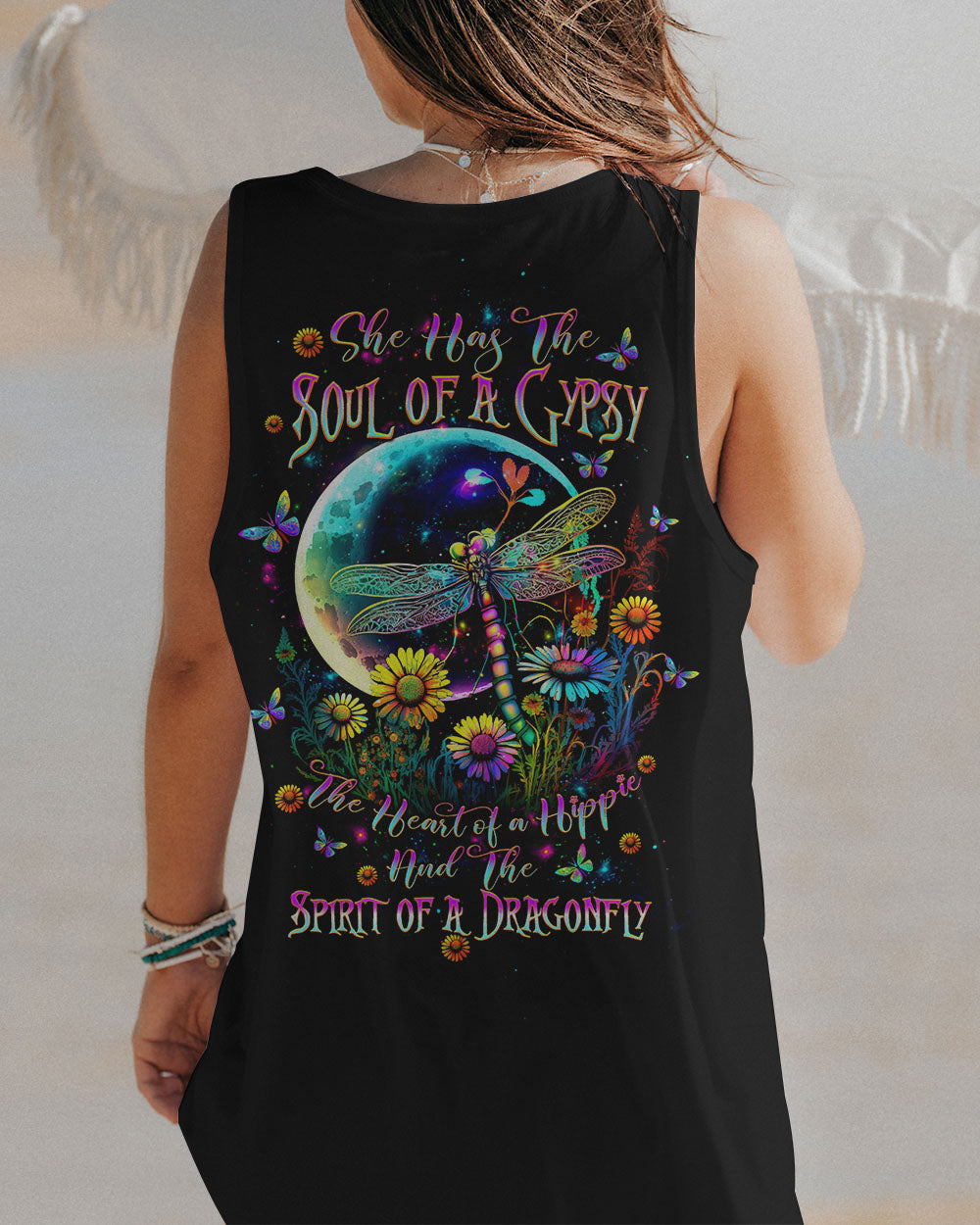 SPIRIT OF A DRAGONFLY FLOWER MOON ALL OVER PRINT - TLTW2612232