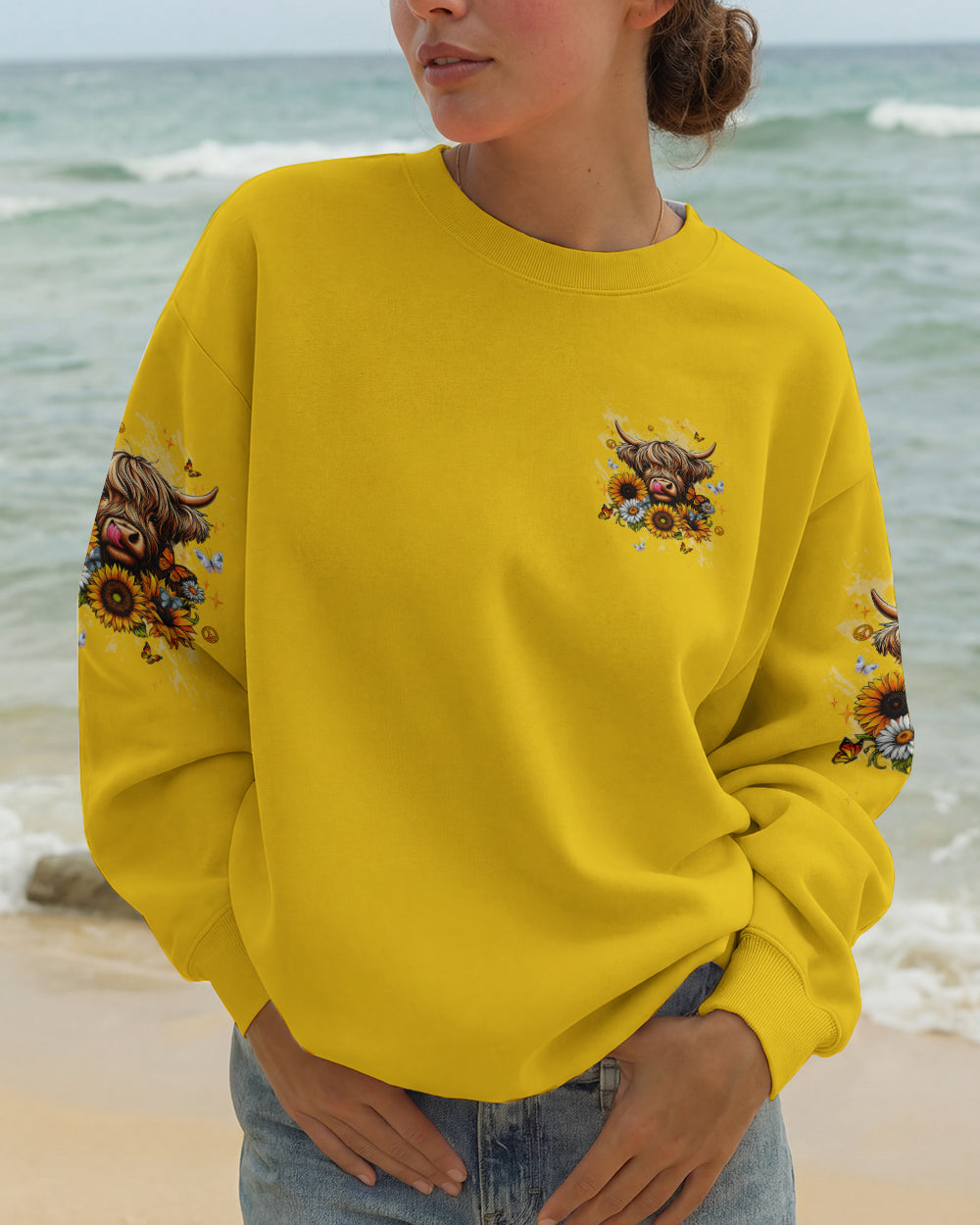APPARENTLY I HAVE AN ATTITUDE WHO KNEW COW ALL OVER PRINT  - TLTW2612251
