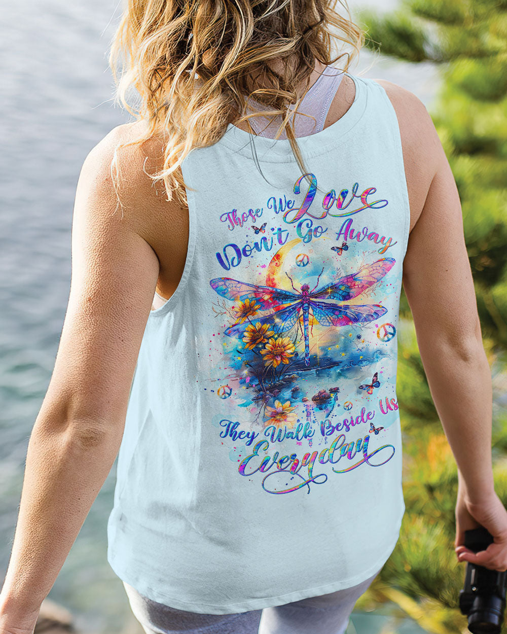 THOSE WE LOVE DON'T GO AWAY DRAGONFLY ALL OVER PRINT - TLTW2703244