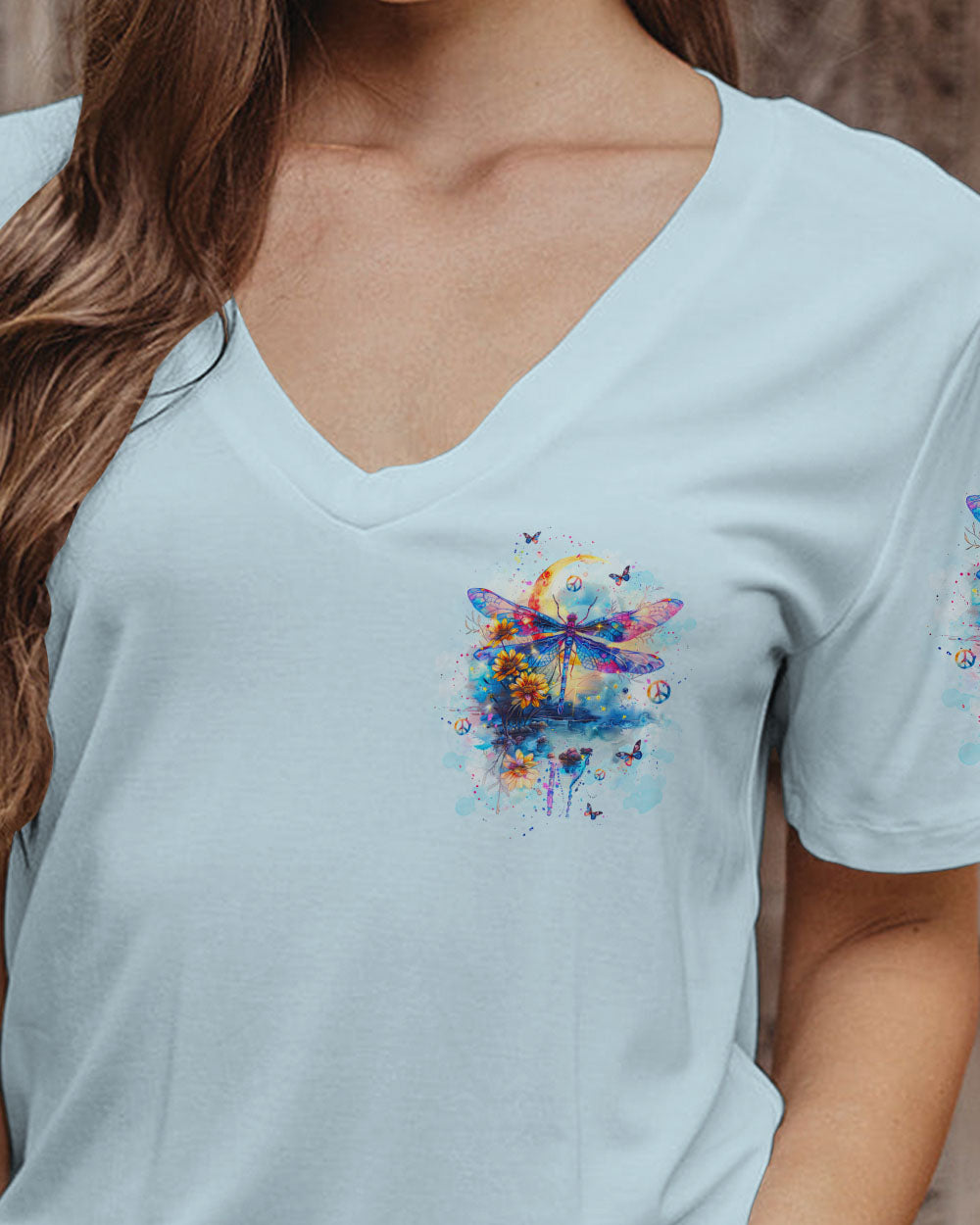 THOSE WE LOVE DON'T GO AWAY DRAGONFLY ALL OVER PRINT - TLTW2703244