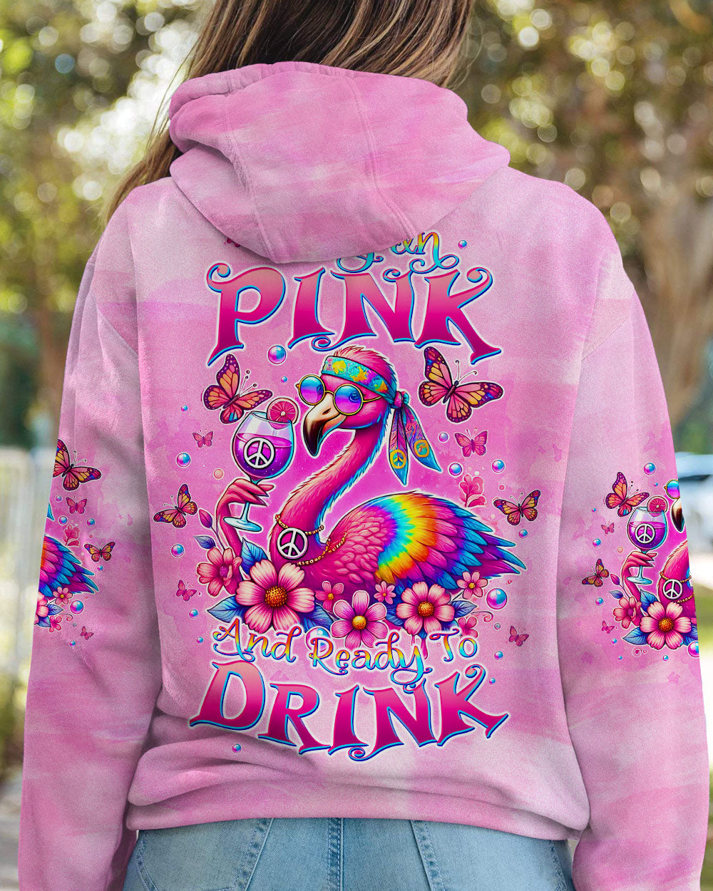 PRETTY IN PINK FLAMINGO ALL OVER PRINT - TLTW2707241