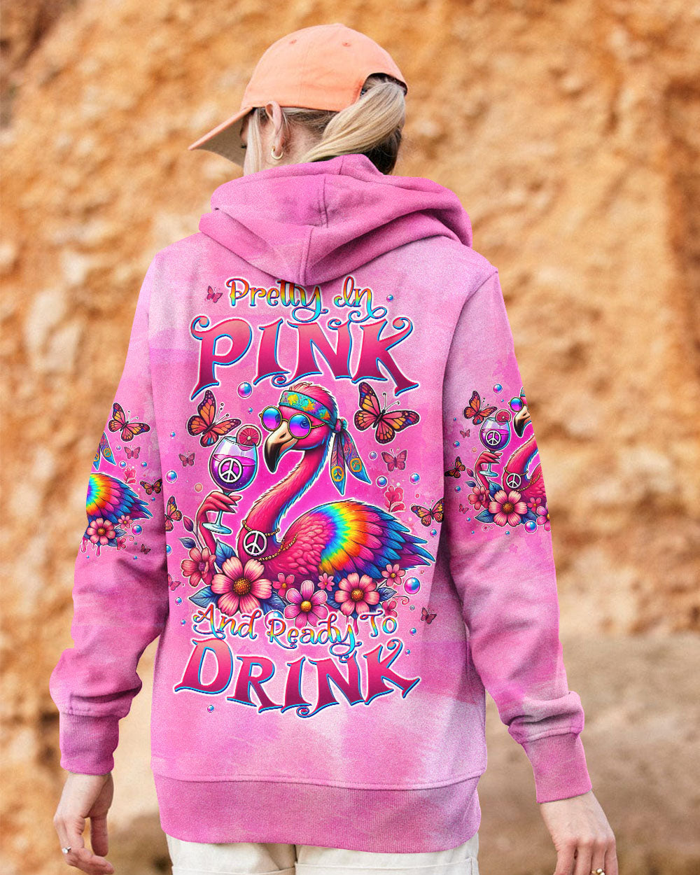 PRETTY IN PINK FLAMINGO ALL OVER PRINT - TLTW2707241