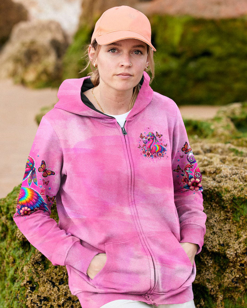 PRETTY IN PINK FLAMINGO ALL OVER PRINT - TLTW2707241