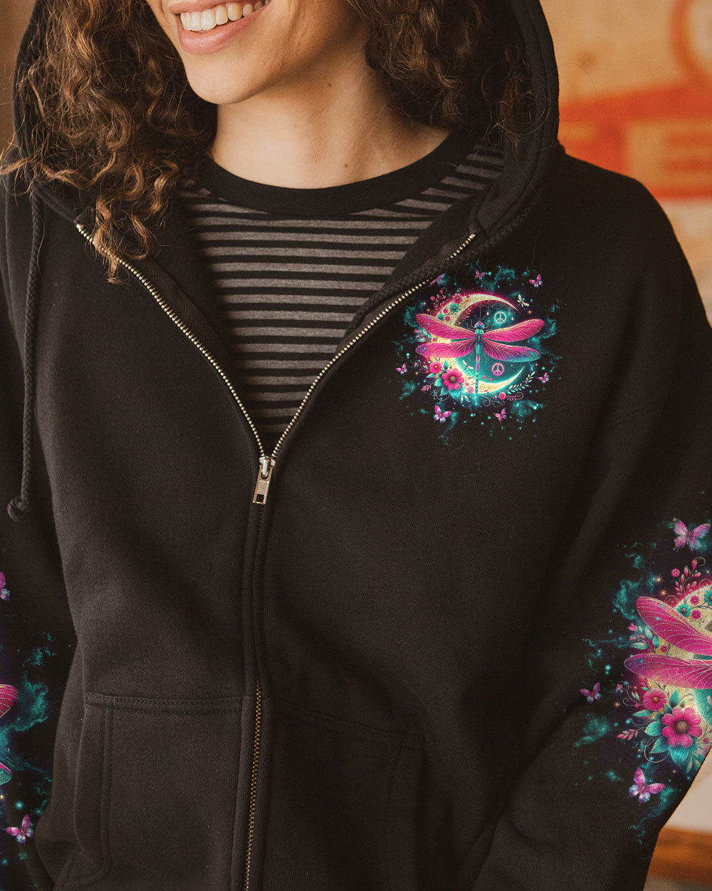 JUST BREATHE DRAGONFLY MOON ALL OVER PRINT - TLTW2711232