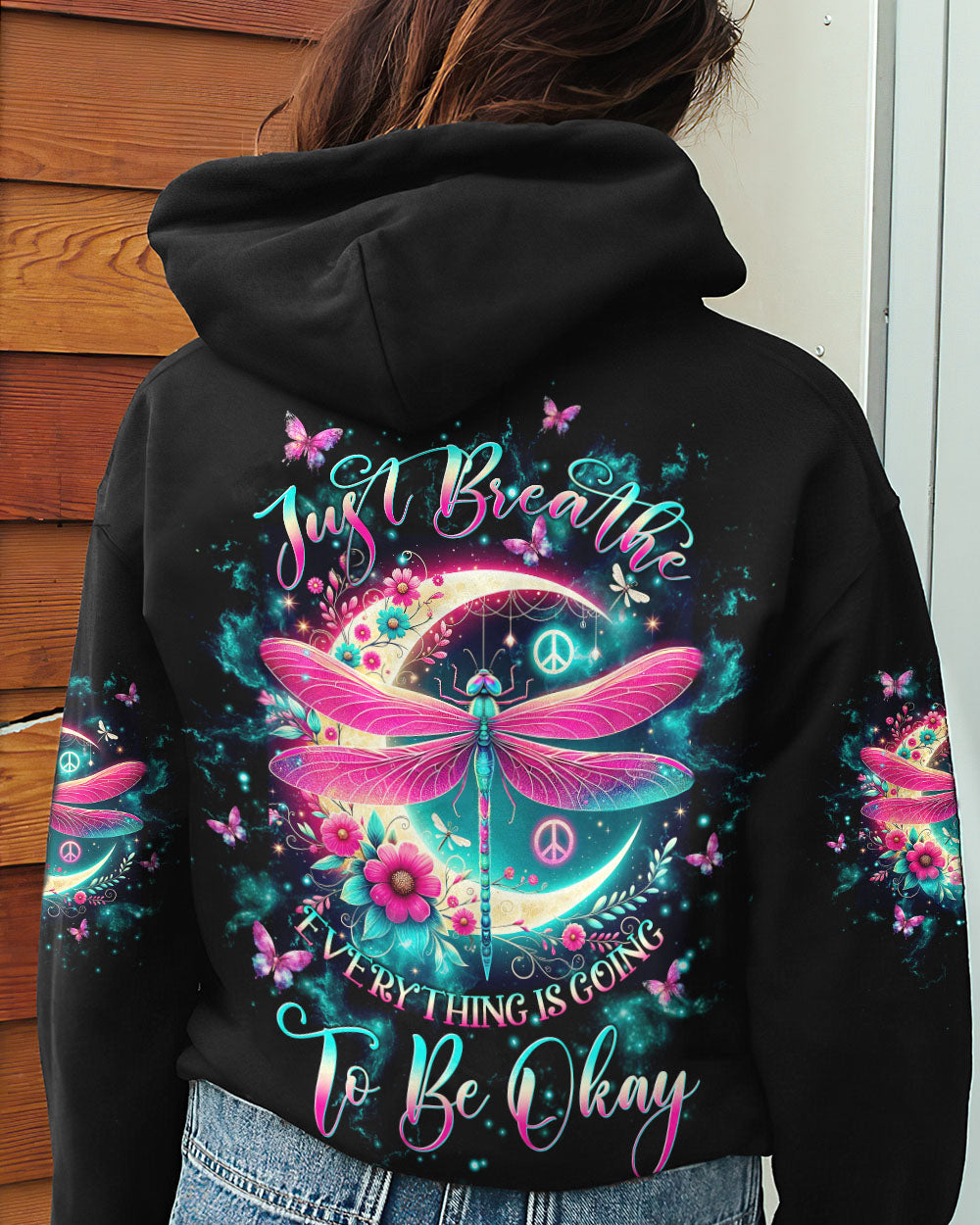 JUST BREATHE DRAGONFLY MOON ALL OVER PRINT - TLTW2711232