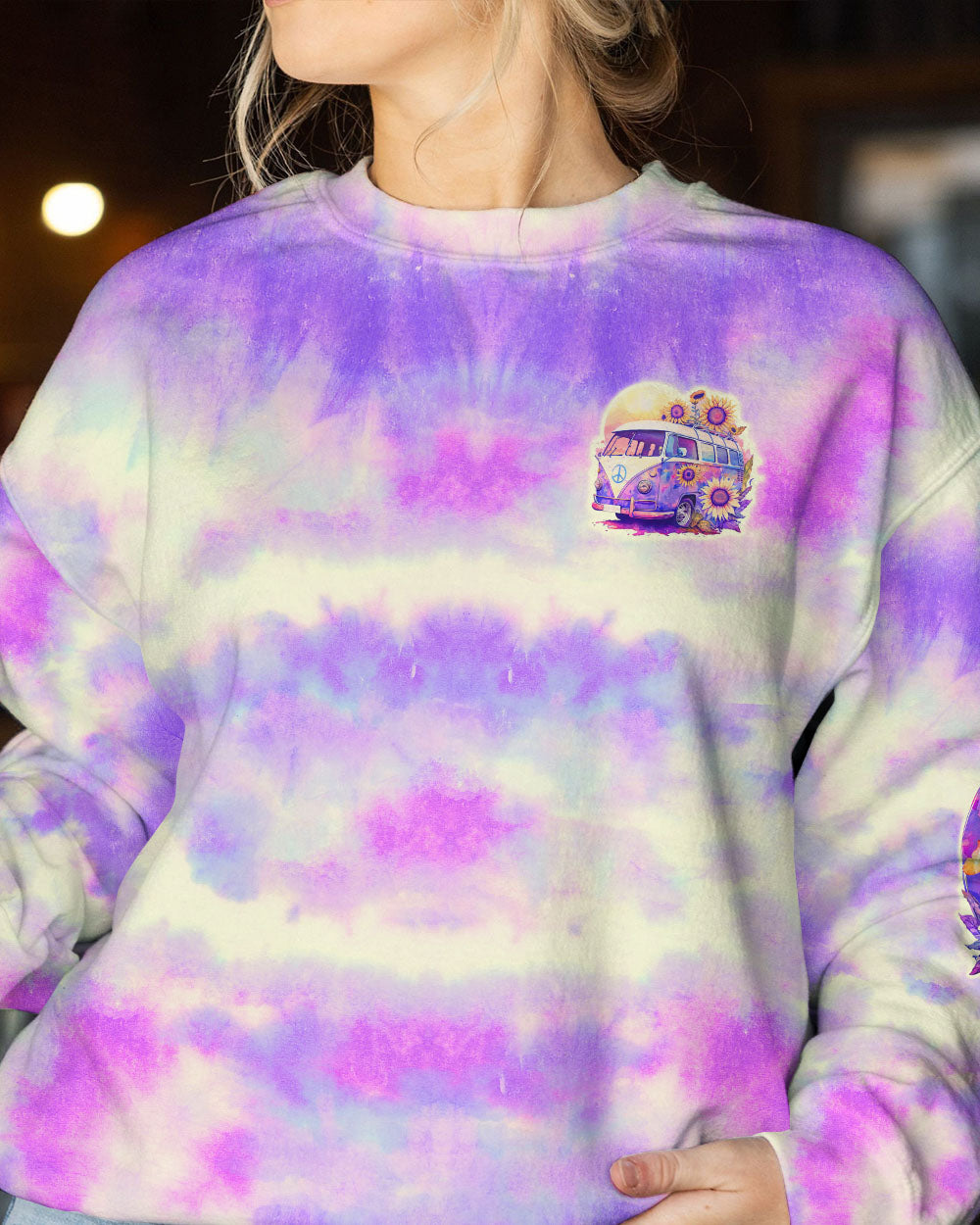 RUNNING AGAINST THE WIND BUS TIE DYE ALL OVER PRINT - TLTW2711235