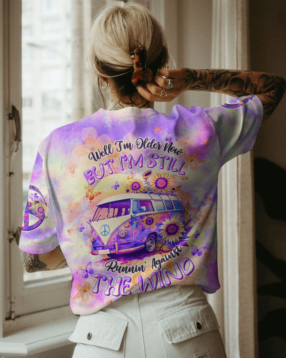 RUNNING AGAINST THE WIND BUS TIE DYE ALL OVER PRINT - TLTW2711235
