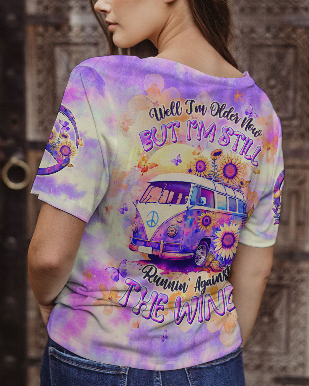 RUNNING AGAINST THE WIND BUS TIE DYE ALL OVER PRINT - TLTW2711235
