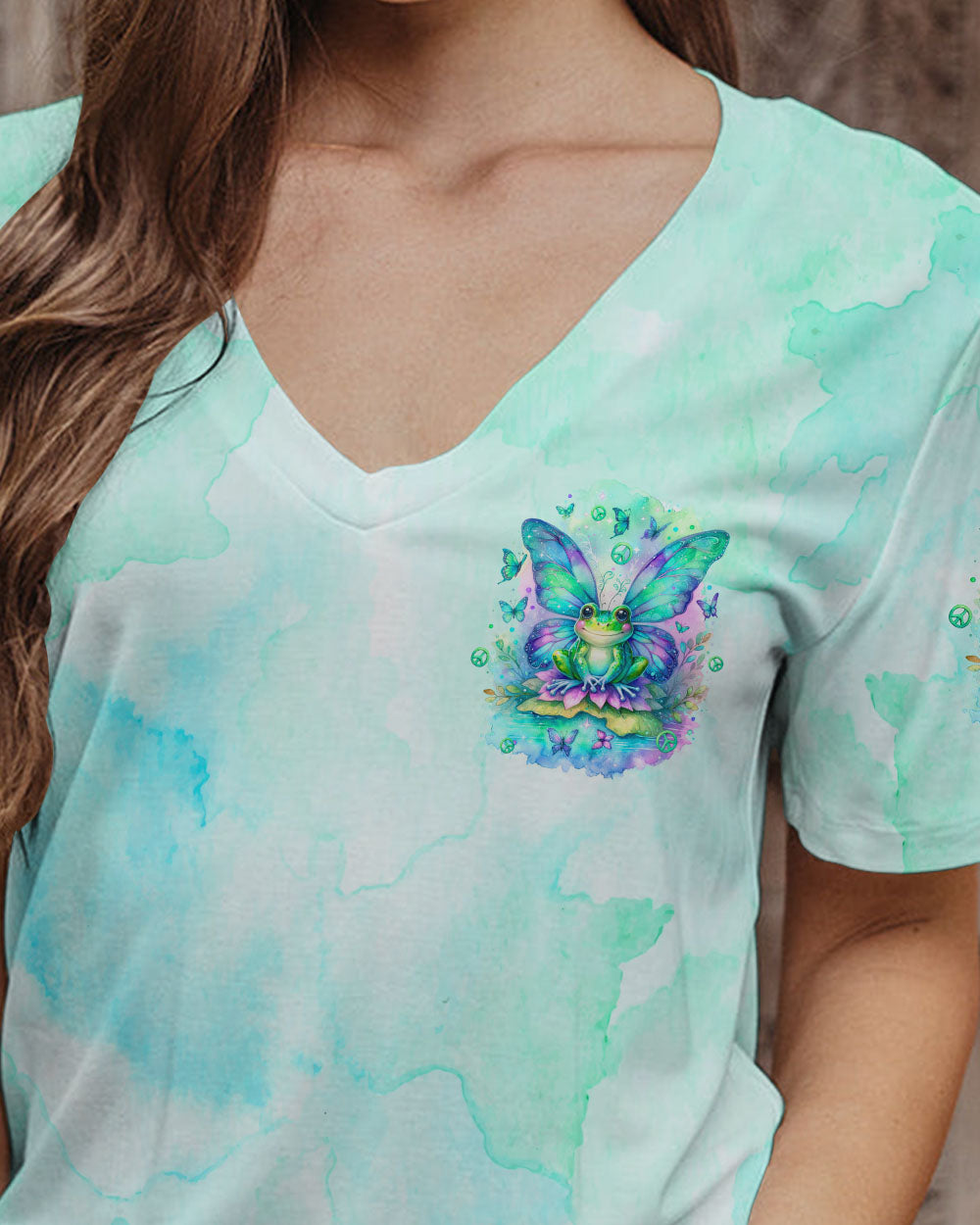 BE YOU THE WORLD WILL ADJUST FROG WINGS ALL OVER PRINT - TLTW2712233