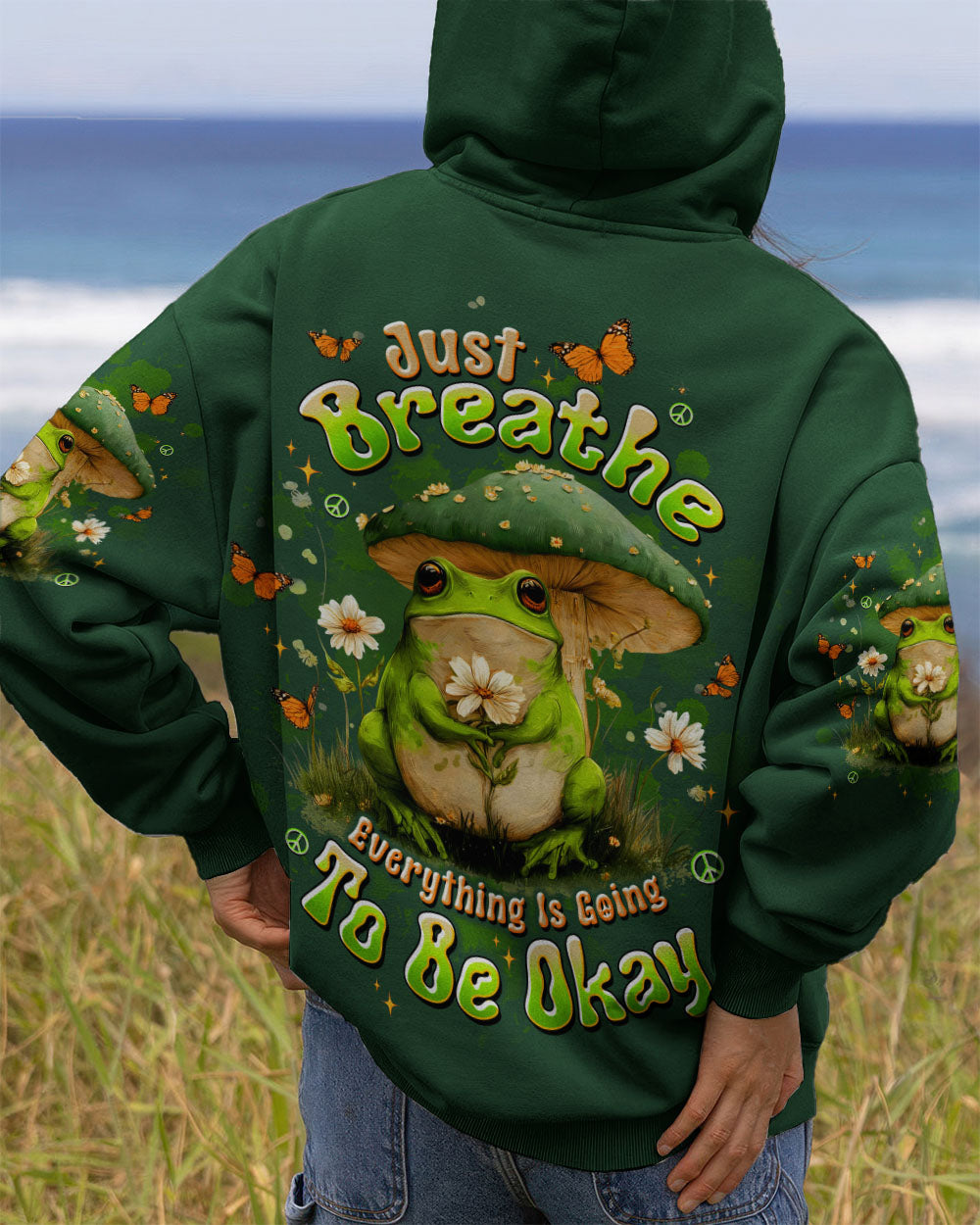 JUST BREATHE FROG  ALL OVER PRINT - TLTW2810252