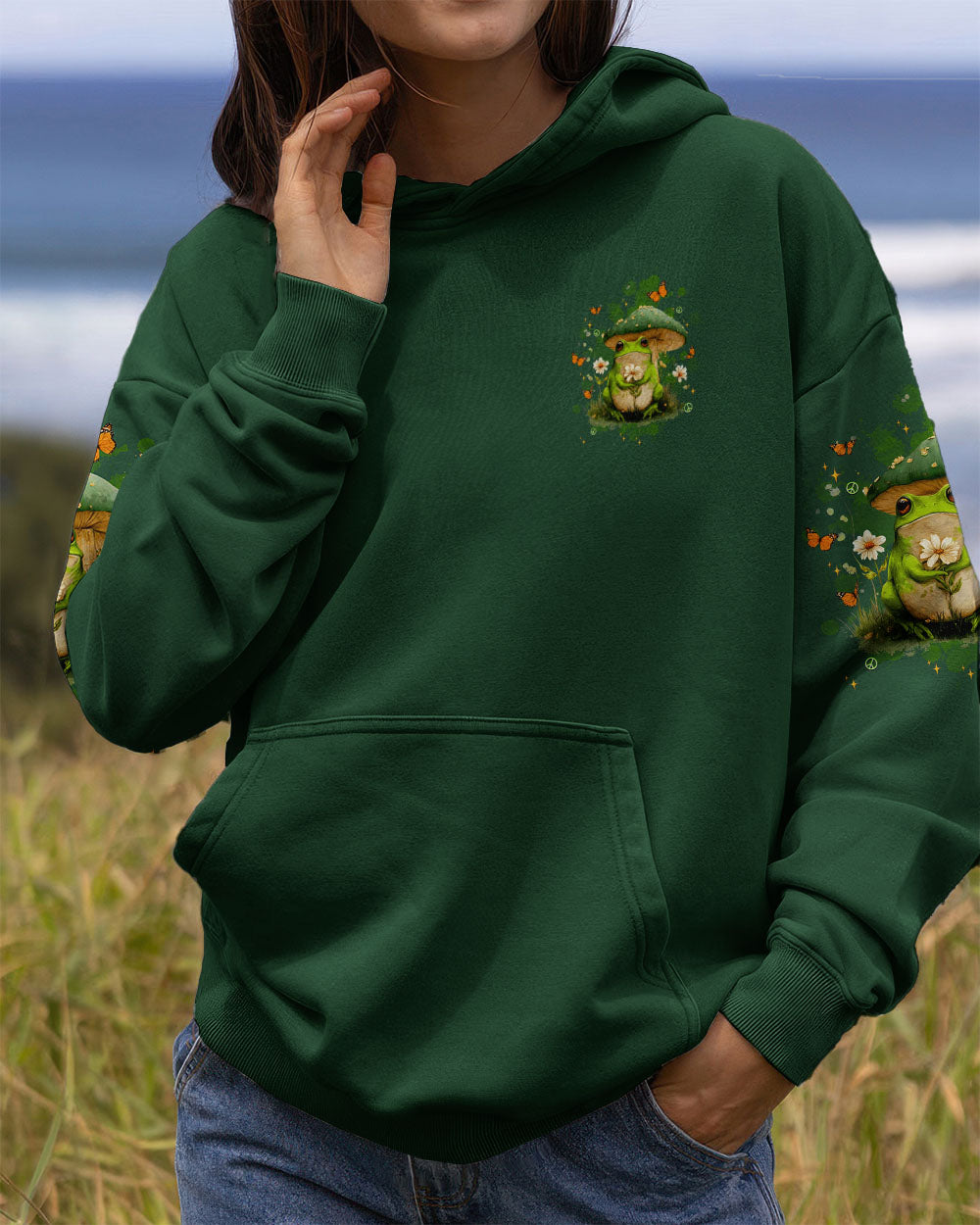 JUST BREATHE FROG  ALL OVER PRINT - TLTW2810252
