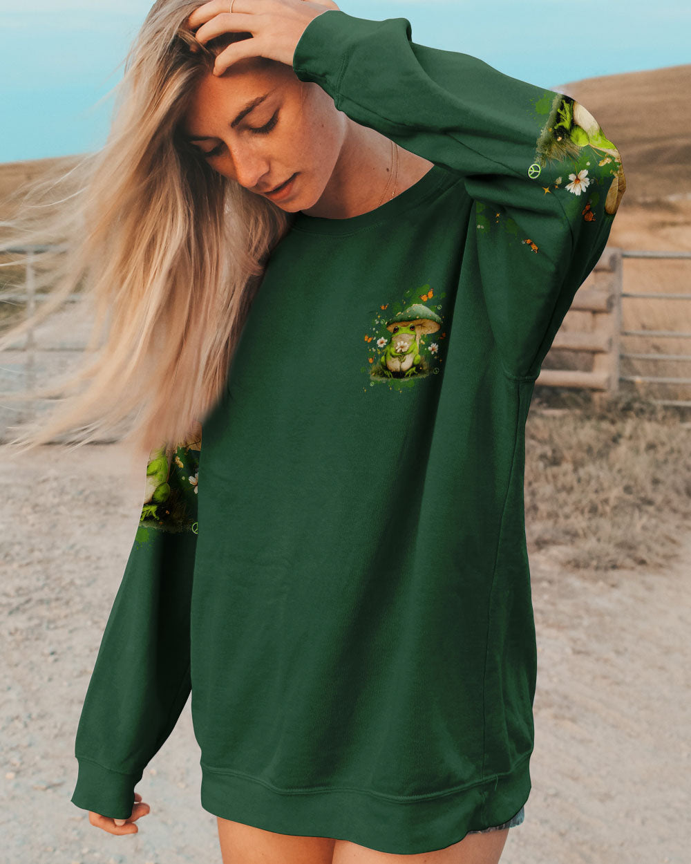 JUST BREATHE FROG  ALL OVER PRINT - TLTW2810252