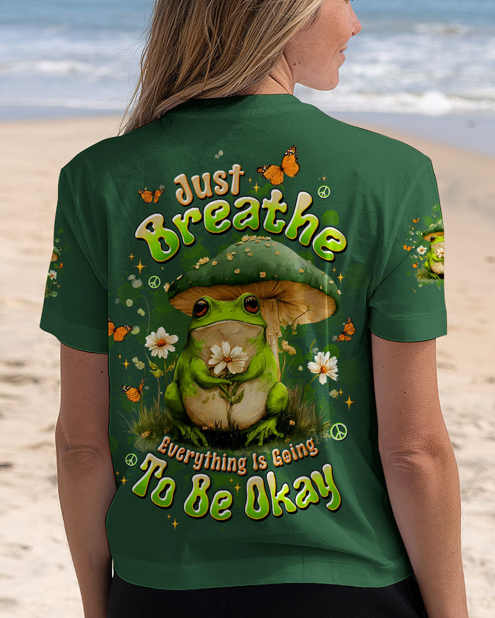 JUST BREATHE FROG  ALL OVER PRINT - TLTW2810252