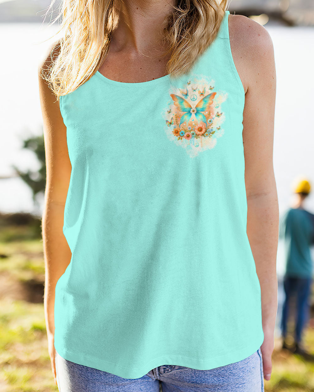 I BELIEVE THERE ARE ANGELS AMONG US BUTTERFLY ALL OVER PRINT - TLTW2812232
