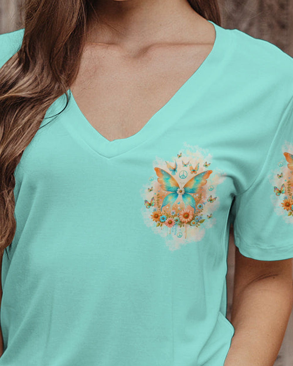I BELIEVE THERE ARE ANGELS AMONG US BUTTERFLY ALL OVER PRINT - TLTW2812232