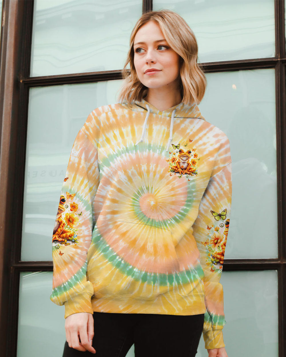 BE KIND TO YOURSELF FROG ALL OVER PRINT - TLTW2902242