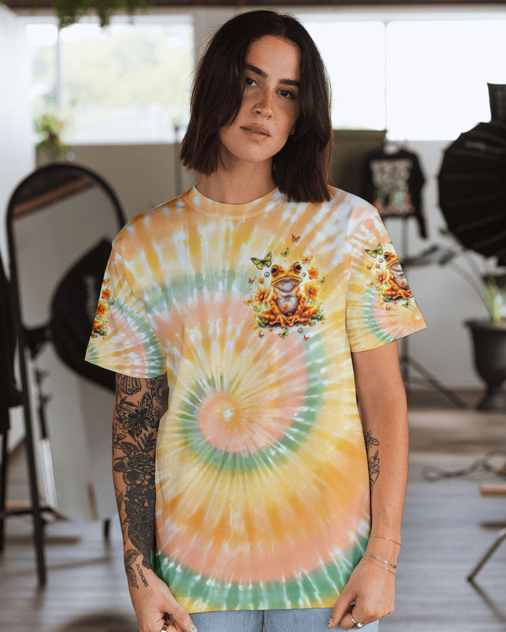 BE KIND TO YOURSELF FROG ALL OVER PRINT - TLTW2902242