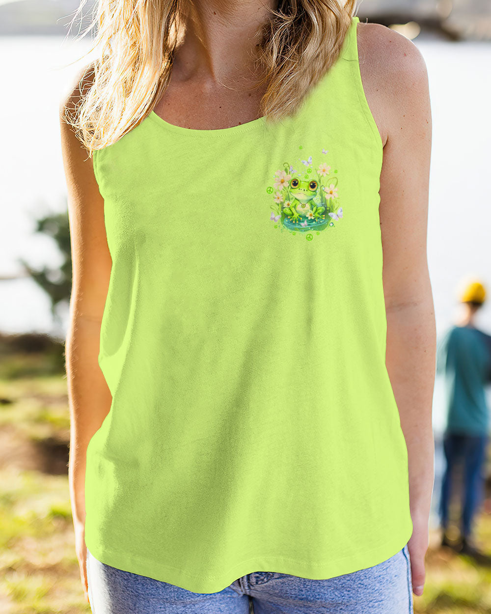 BE YOU THE WORLD WILL ADJUST FROG ALL OVER PRINT - TLTW2908232