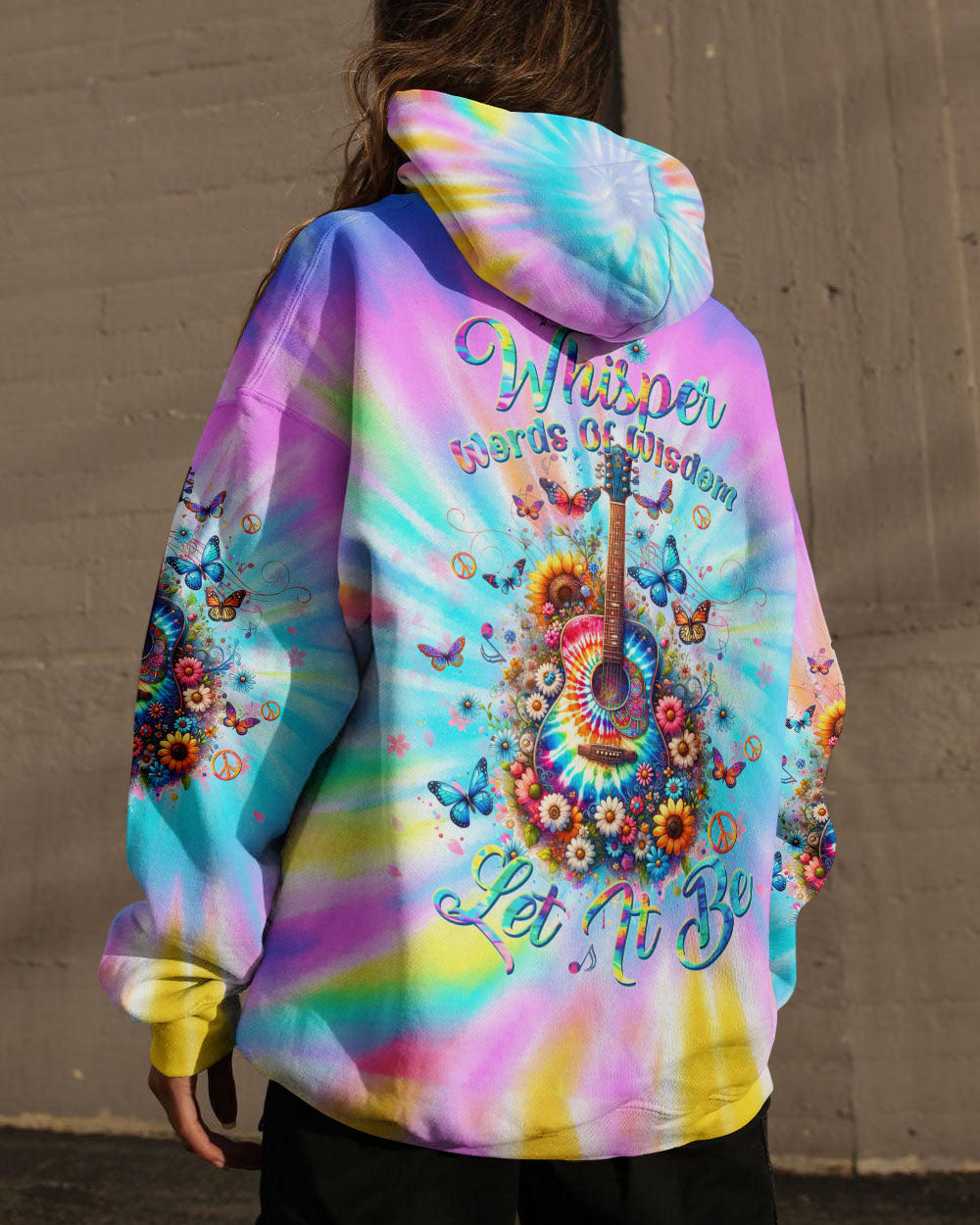 WHISPER WORDS OF WISDOM TIE DYE GUITAR ALL OVER PRINT - TLTW2911232