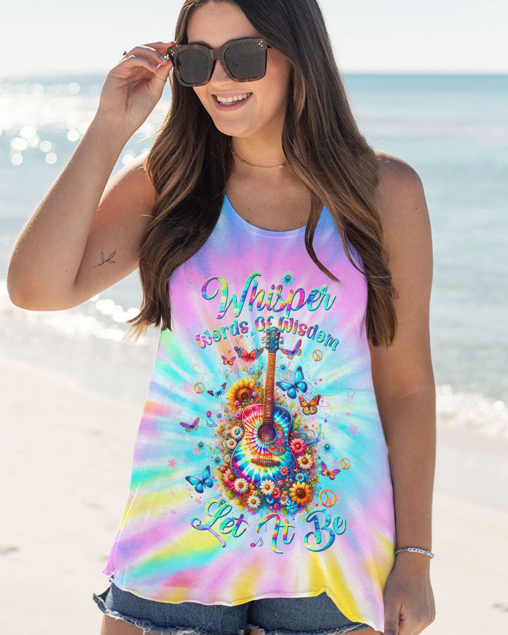 WHISPER WORDS OF WISDOM TIE DYE GUITAR ALL OVER PRINT - TLTW2911232