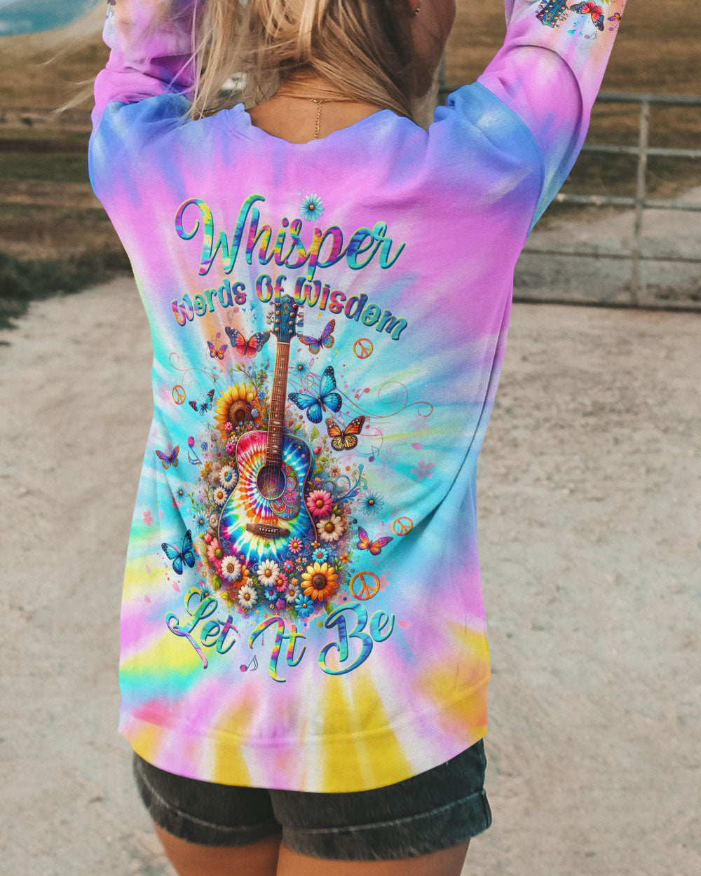 WHISPER WORDS OF WISDOM TIE DYE GUITAR ALL OVER PRINT - TLTW2911232
