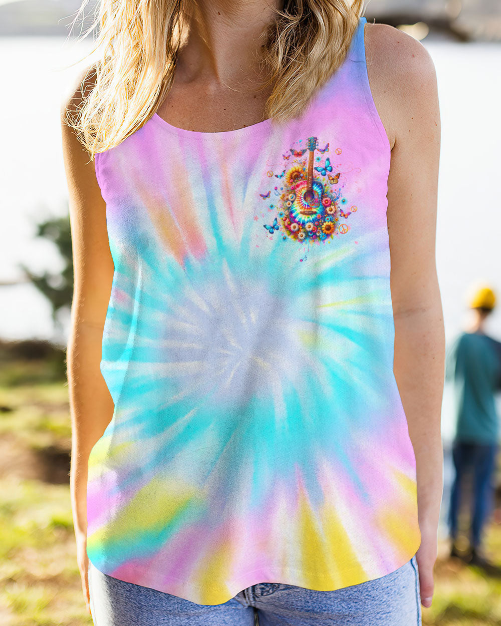 WHISPER WORDS OF WISDOM TIE DYE GUITAR ALL OVER PRINT - TLTW2911232