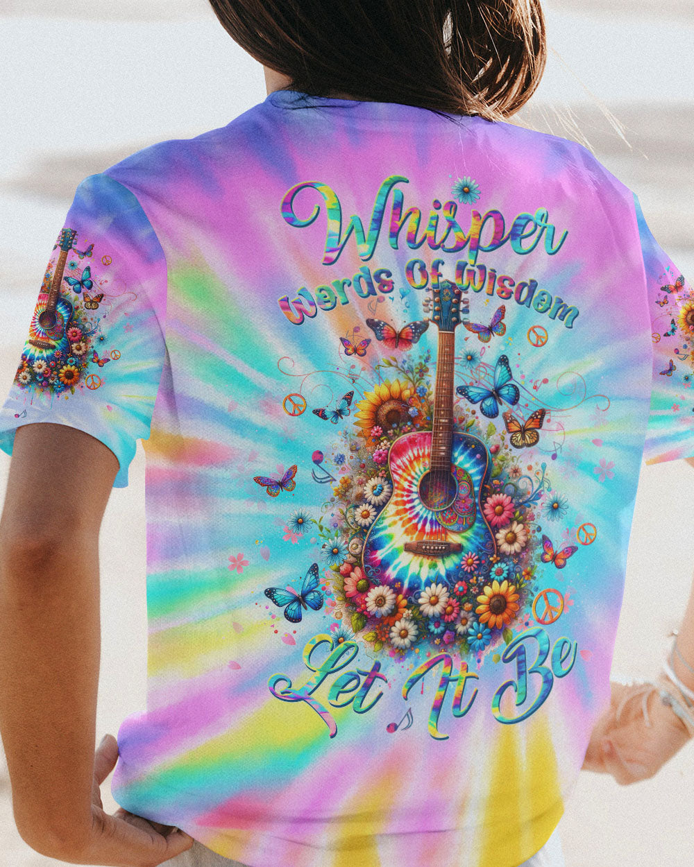 WHISPER WORDS OF WISDOM TIE DYE GUITAR ALL OVER PRINT - TLTW2911232