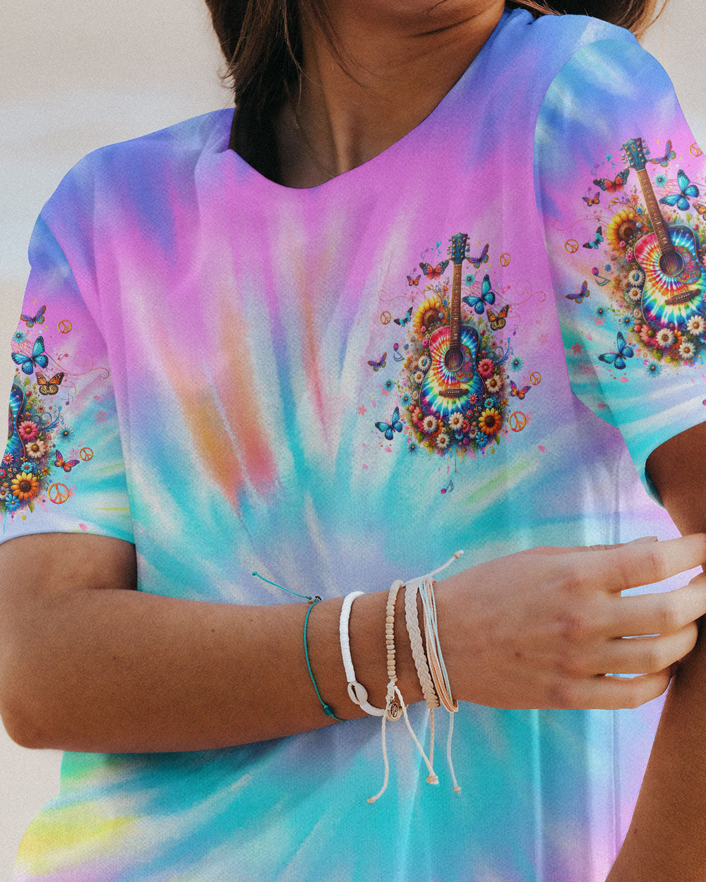 WHISPER WORDS OF WISDOM TIE DYE GUITAR ALL OVER PRINT - TLTW2911232