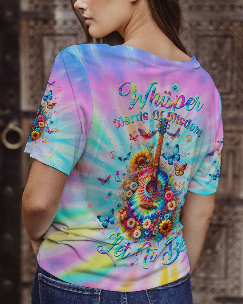 WHISPER WORDS OF WISDOM TIE DYE GUITAR ALL OVER PRINT - TLTW2911232