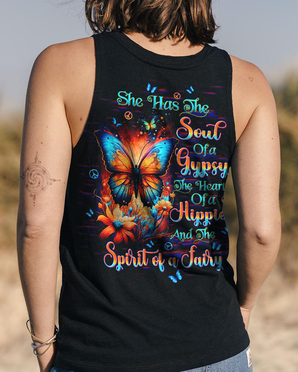 SPIRIT OF A FAIRY BUTTERFLY FLOWER ALL OVER PRINT - TLTW2911245