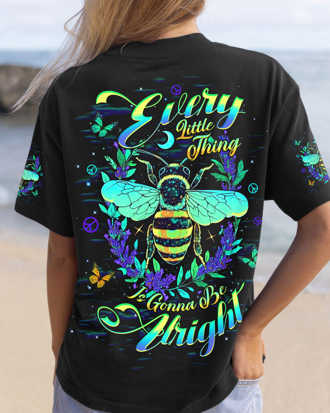 EVERY LITTLE THING IS GONNA BE ALRIGHT BEE ALL OVER PRINT  - TLTW3005253