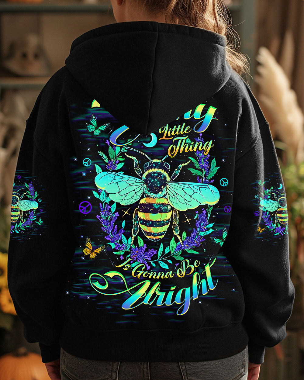 EVERY LITTLE THING IS GONNA BE ALRIGHT BEE ALL OVER PRINT  - TLTW3005253
